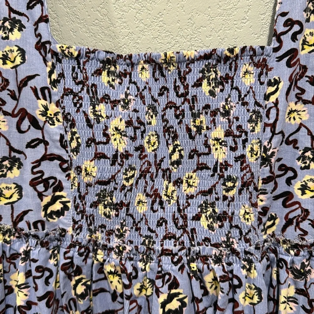FREE PEOPLE NWOT Long Sleeve Floral Dress - Picture 9 of 10